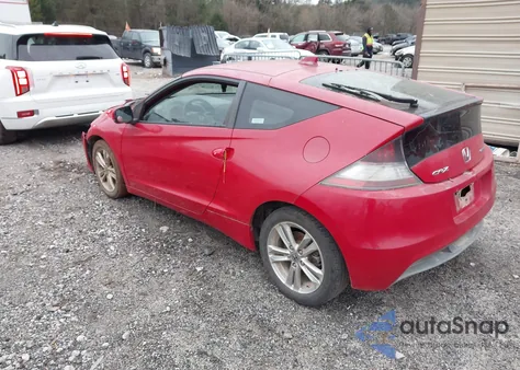 2011 Honda Cr-Z Ex from USA, damaged, VIN JHMZF1D69BS007724